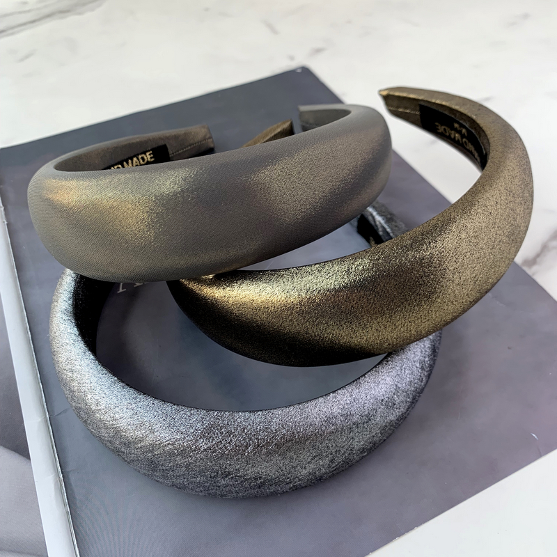 洋气军绿色高颅顶发箍女2025新款