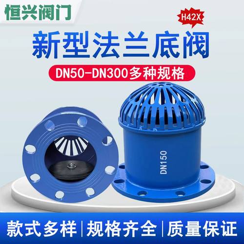 法兰底阀碳钢水泵底阀大流量