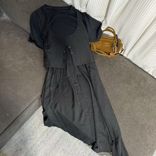 连衣裙 6909假两件百搭时尚 慧慧来自星星女装 店