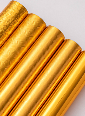 金箔自粘墙纸金色金属拉丝墙贴纸金黄色自贴反光天花板屋顶墙壁纸