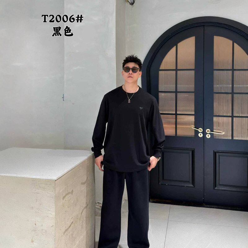 倒三角美式卫衣2026秋季街潮加肥加大显瘦圆领大码男七七大码男装
