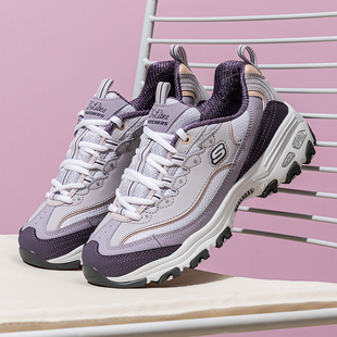 新款 奶茶熊女款 跑鞋 斯凯奇熊猫鞋 女士休闲鞋 冬季 厚底运动鞋 子 女鞋