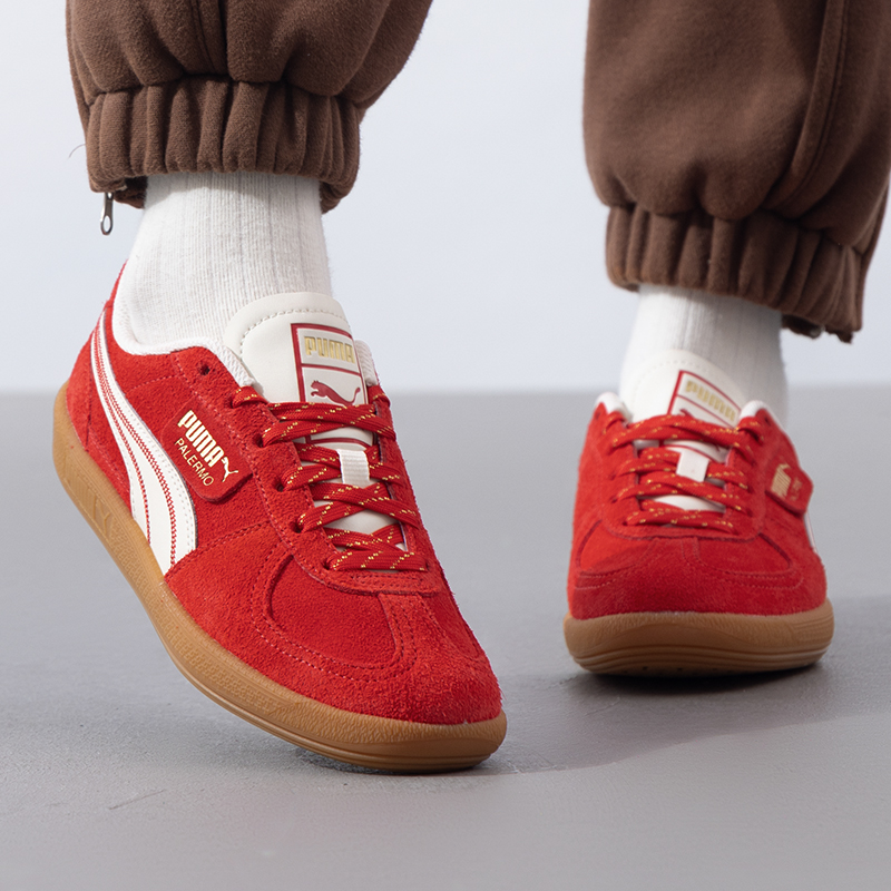 【直播】PUMA彪马红色板鞋男鞋女鞋冬季新款金标T头德训鞋运动鞋