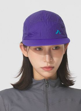 LANBU蓝步紫色棒球帽男帽女帽2025夏季新款遮阳帽跑步训练鸭舌帽