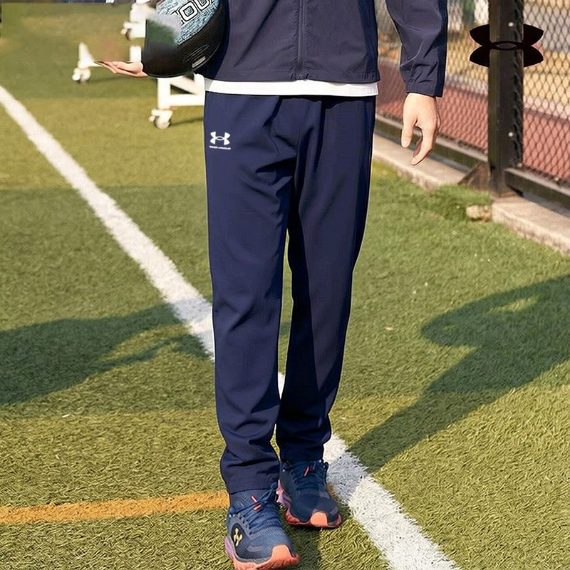 安德玛UA速干裤长裤男裤2026夏季新款男士梭织跑步直筒休闲运动