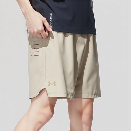 UA安德玛速干跑步短裤男裤秋季新款健身训练运动裤男士梭织五分裤
