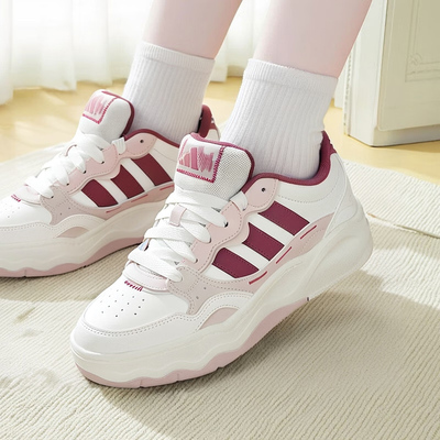 阿迪达斯休闲鞋女鞋2026新款运动鞋Lite Shuffle厚底轻便舒适板鞋