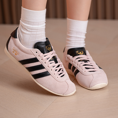 阿迪达斯三叶草休闲鞋女鞋26新款运动鞋TOKYO薄底T字头德训鞋板鞋