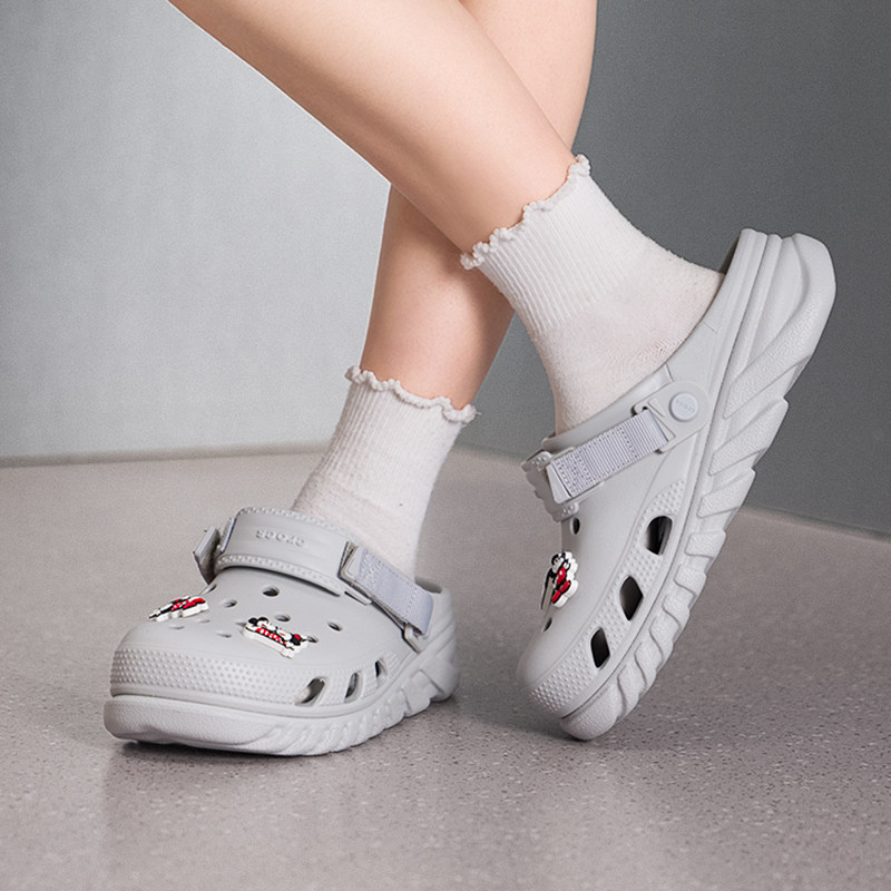 Crocs卡骆驰蜗轮洞洞鞋男鞋女鞋2026新款休闲沙滩鞋户外包头