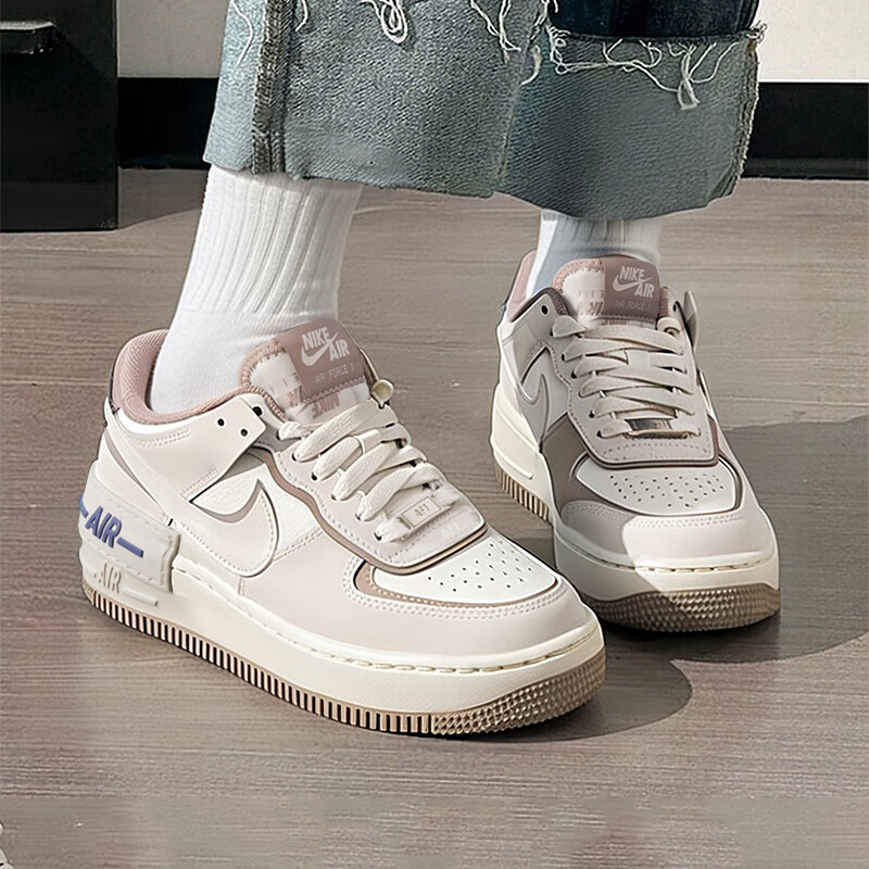 NIKE耐克厚底休闲女鞋2025冬季新款AF1空军一号板鞋运动鞋IO7594