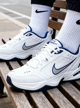 耐克官方跑步鞋男鞋AIR MONARCH IVM2K气垫潮流运动休闲鞋老爹鞋