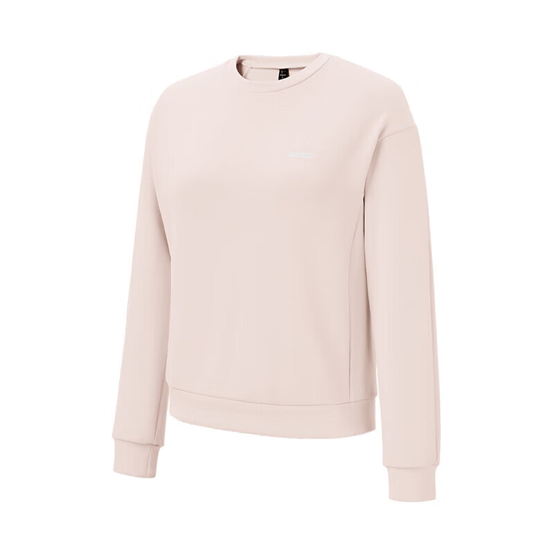 阿迪达斯正品圆领卫衣女秋季新款宽松运动服透气休闲套头衫JM2243