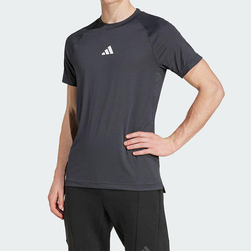 幸运叶子|阿迪达斯短袖男装GYM+ TEE 快干运动服健身T恤JY9511