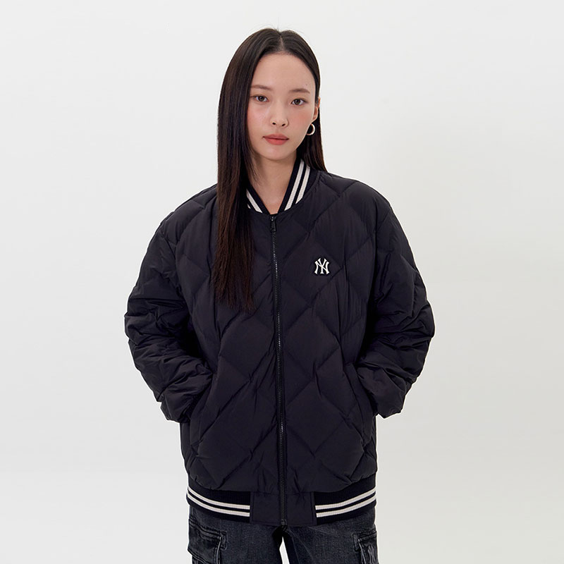 MLB官方 情侣羽绒服外套男装女装2025新款棉羽棒球服夹克运动服潮