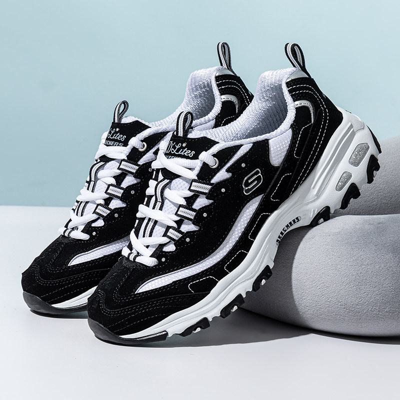 斯凯奇官方正品经典熊猫鞋女鞋冬季新款女士运动鞋老爹鞋子休闲鞋,运动鞋new,运动休闲鞋,淘宝优惠券,粉丝福利购,淘宝优惠卷