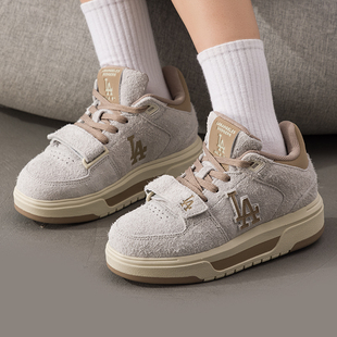 MLB官方 男鞋女鞋2025新款冬季运动鞋潮流时尚情侣板鞋厚底休闲鞋