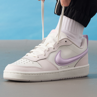耐克女鞋 2025新款运动鞋COURT板鞋时尚低帮大童鞋青少年休闲鞋