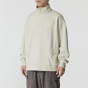 UA安德玛半拉链立领卫衣男装宽松运动服长袖套头衫跑步训练服上衣