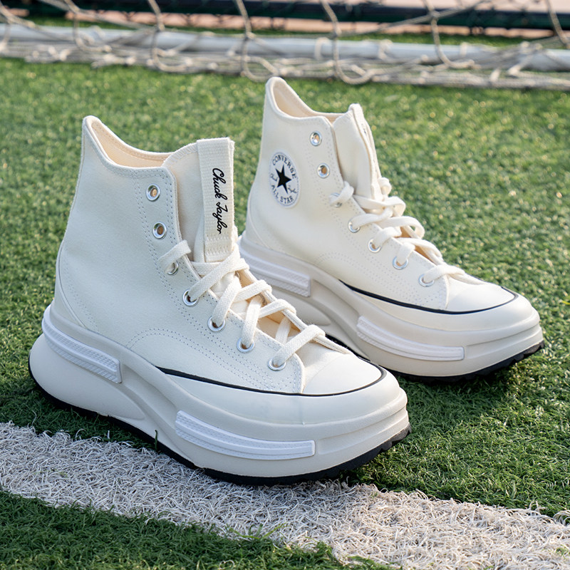 匡威帆布鞋女鞋男鞋2025新款板鞋Run Star Hike高帮