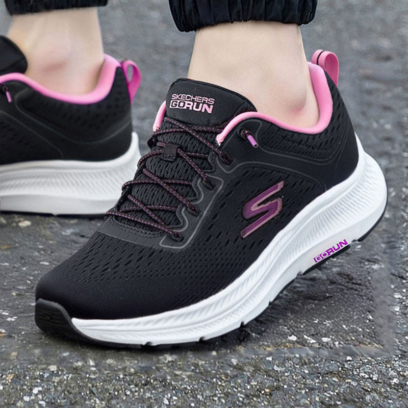 斯凯奇官网正品女鞋春季新款户外跑步鞋轻便减震透气运动鞋休闲鞋