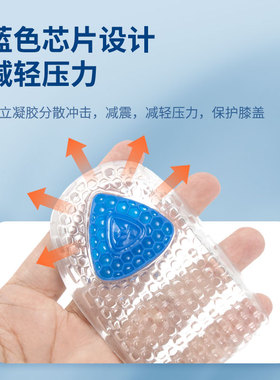 SOFSOLE舒足速乐减震后跟垫软底凝胶舒缓足跟疼痛男女足跟垫