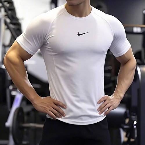 幸运叶子丨耐克男装Dri-FIT半袖男子速干紧身短袖训练上衣T恤衫F