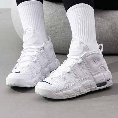 耐克女鞋Air More Uptempo篮球鞋皮蓬大AIR气垫大童休闲鞋DH9719