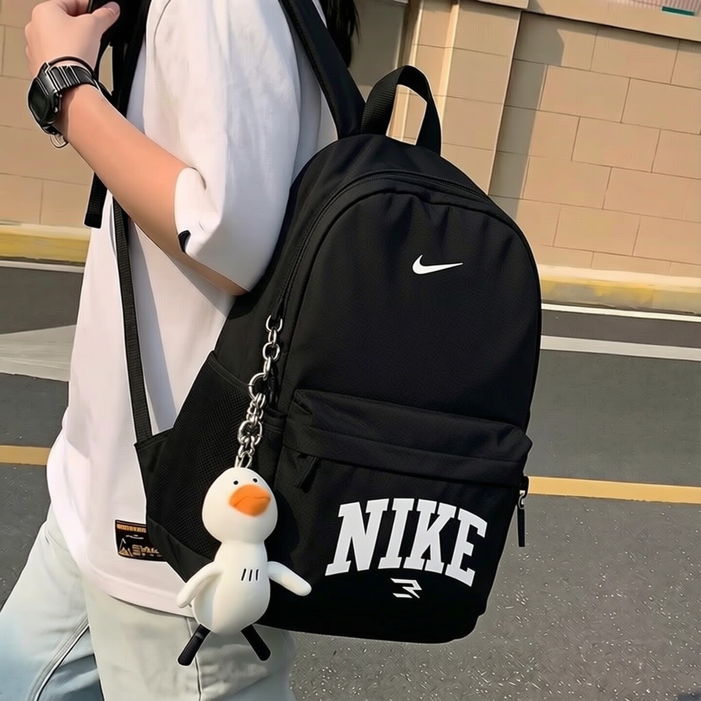 耐克双肩包男包女包2026新款大容量电脑包初中生背包高中学生书包图片