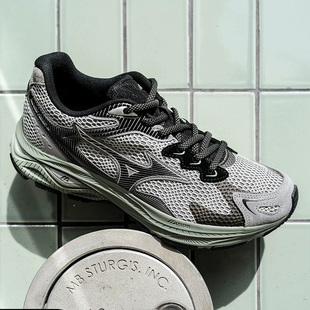 Mizuno美津浓男鞋女鞋跑步鞋春季新款RACER S缓震复古运动鞋跑鞋