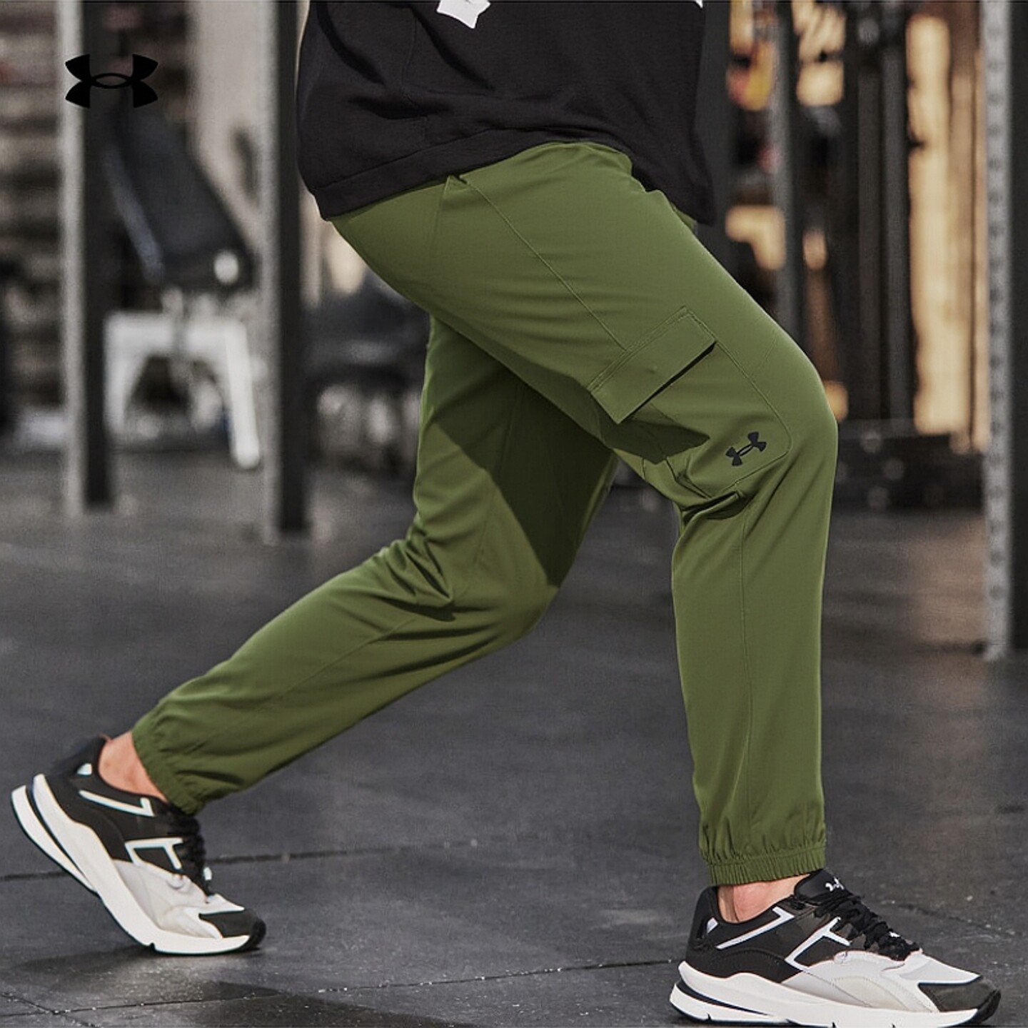 安德玛官方男裤2026新款运动裤跑步训练健身休闲长裤透气束脚裤子