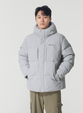Discovery探索檀健次同款连帽羽绒服男25新款保暖防风外套夹克衫