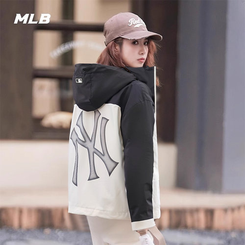 MLB官方 男装女装 2025冬季新款运动服夹克宽松休闲户外跑步外套