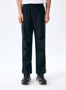 LANBU蓝步官网软壳长裤男裤新款男士休闲裤运动裤跑步裤子潮