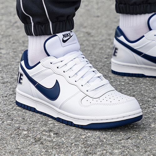 NIKE耐克男鞋2025冬季新款正品big low运动鞋皮面小白鞋休闲鞋子