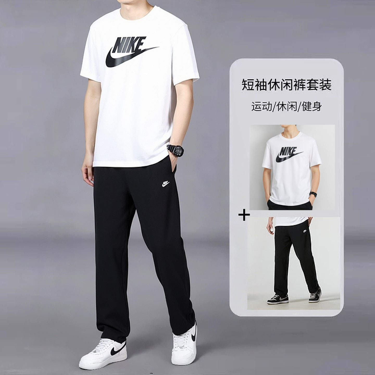 棉材质，圆领套头，正面大LOGO