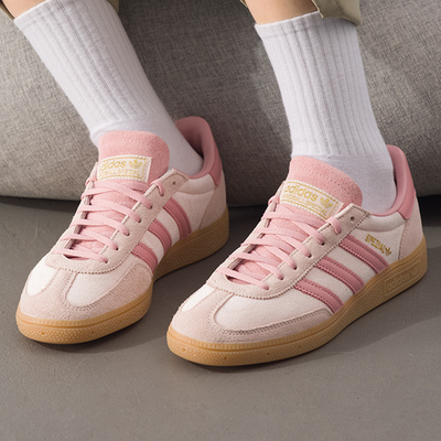 阿迪达斯三叶草女鞋德训鞋复古休闲鞋时尚T头鞋低帮板鞋JR3645