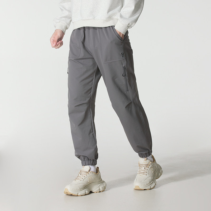 MLB官方 男裤女裤 2025新款运动裤透气休闲裤潮流时尚梭织长裤子