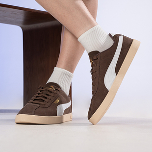 冬季 女鞋 新款 情侣低帮运动鞋 潮397444 PUMA彪马棕色板鞋 休闲鞋 男鞋