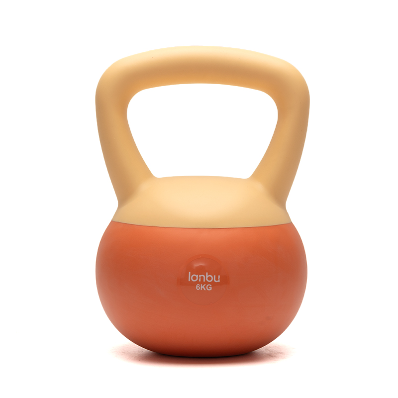 LANBU蓝步壶铃女士健身瑜伽运动男士家用力量训练提壶哑铃6公斤