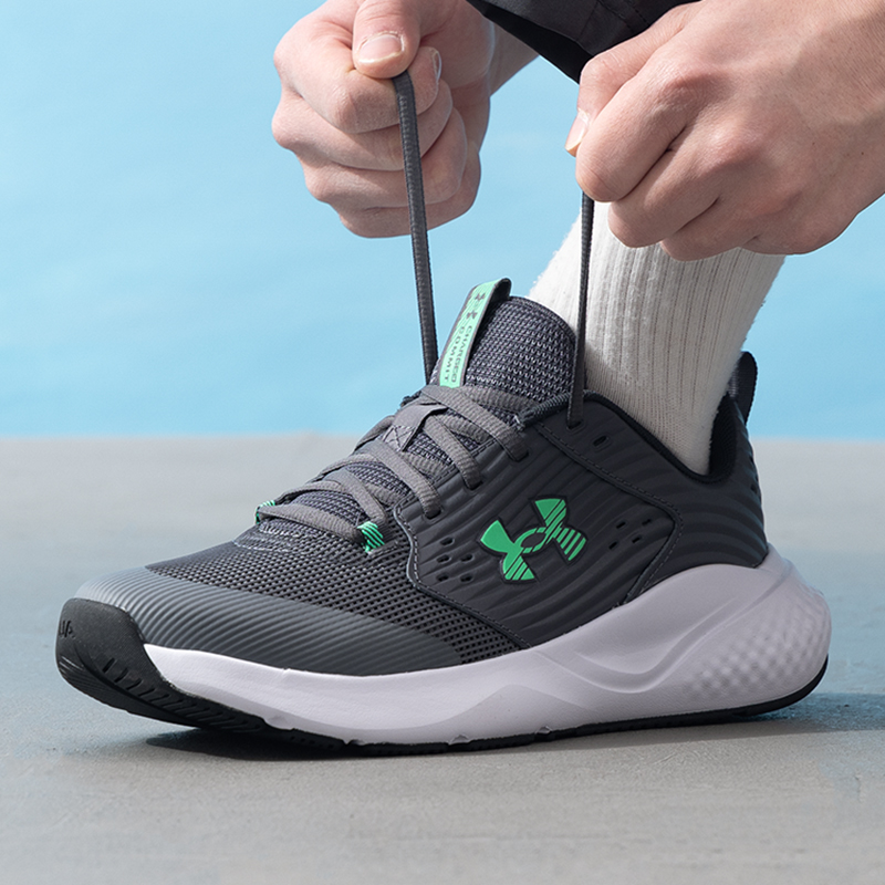 UA安德玛减震轻便跑步鞋男鞋秋季新款健身训练鞋低帮透气运动鞋潮