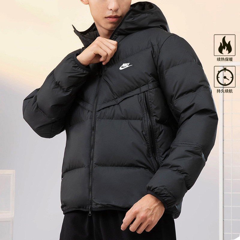 幸运叶子丨NIKE耐克羽绒服男户外保暖夹克防寒棉羽外套休闲运动服