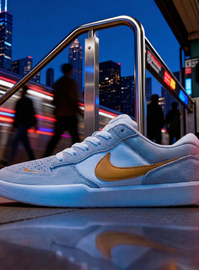 Nike耐克正品板鞋男鞋2026冬季新款SB FORCE58运动鞋轻便休闲鞋