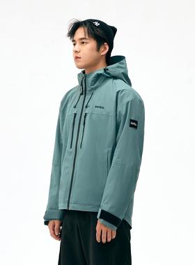 LANBU蓝步三合一外套男女同款摇粒绒内胆运动服冲锋衣夹克