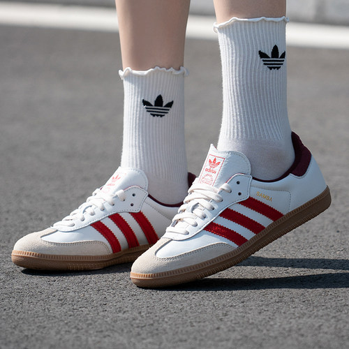 阿迪达斯adidas三叶草男女鞋2025新款运动鞋时尚轻便低帮休闲鞋