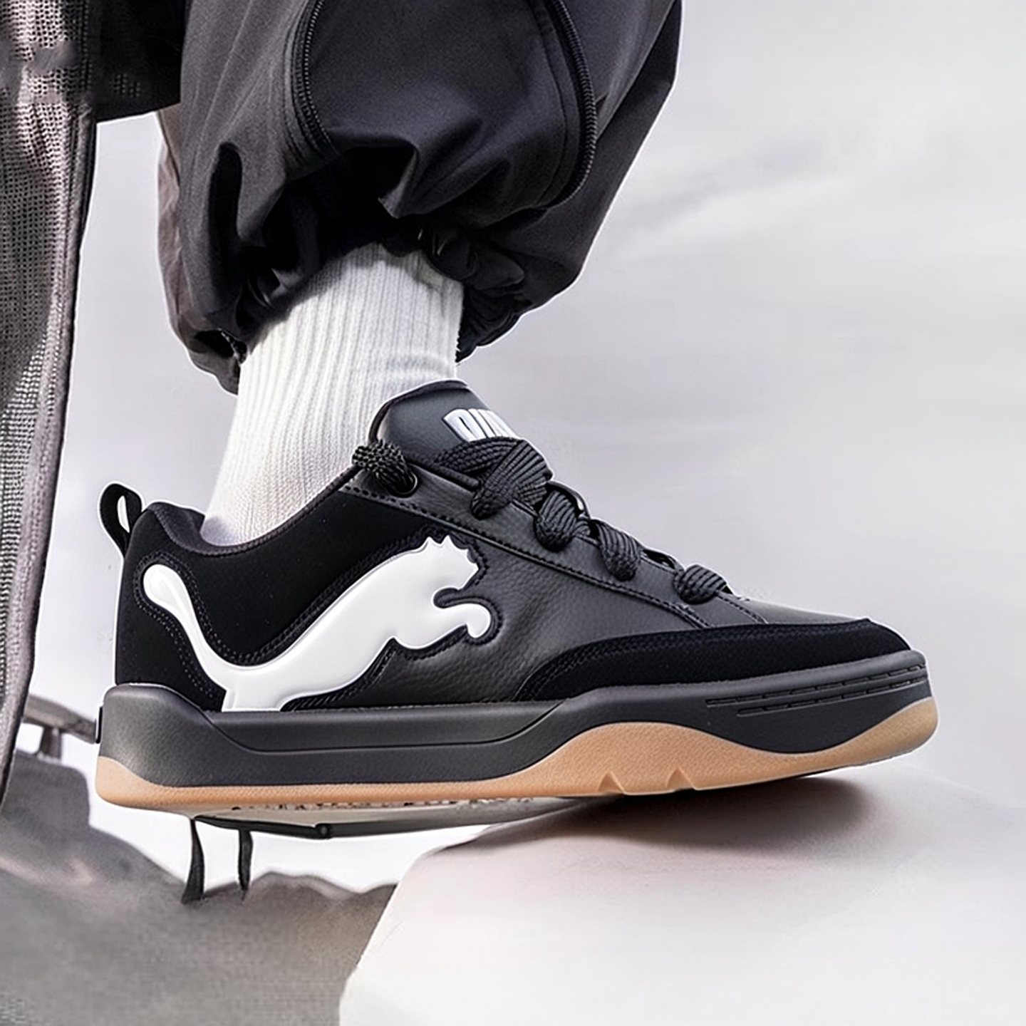 PUMA彪马板鞋男鞋女鞋冬季新款黑色情侣面包鞋休闲鞋运动鞋395022