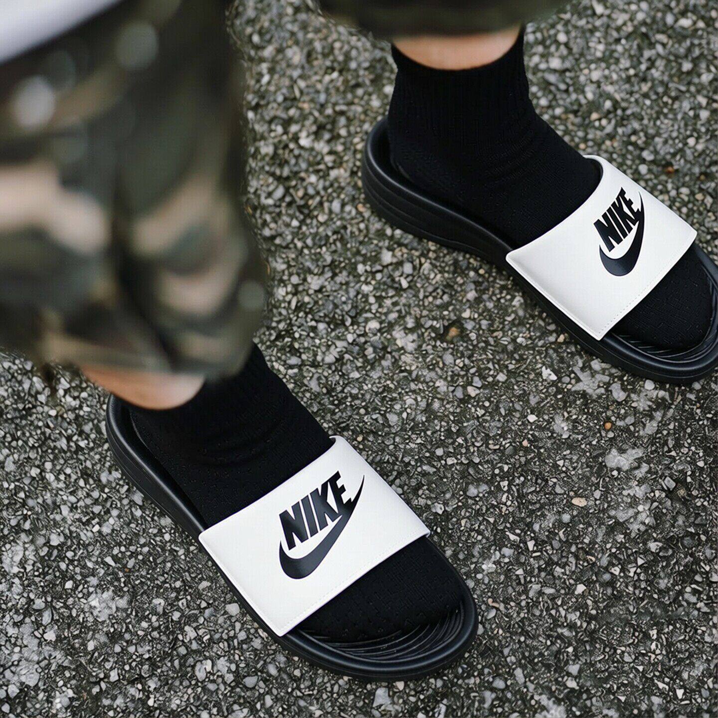 NIKE耐克运动拖鞋男鞋户外沙滩鞋外穿一字拖休闲凉鞋凉拖CN96