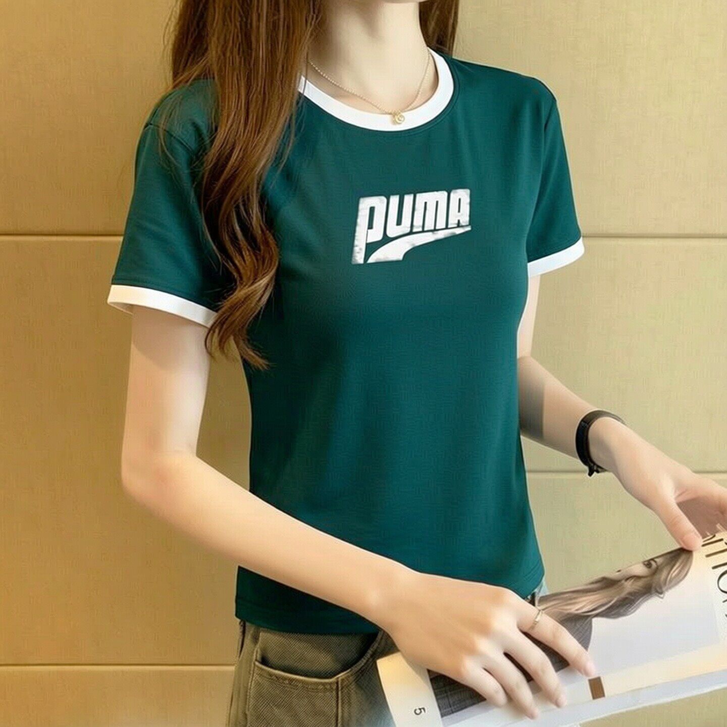 PUMA彪马情侣短袖男女装2026夏季新款圆领宽松休闲上衣运动服
