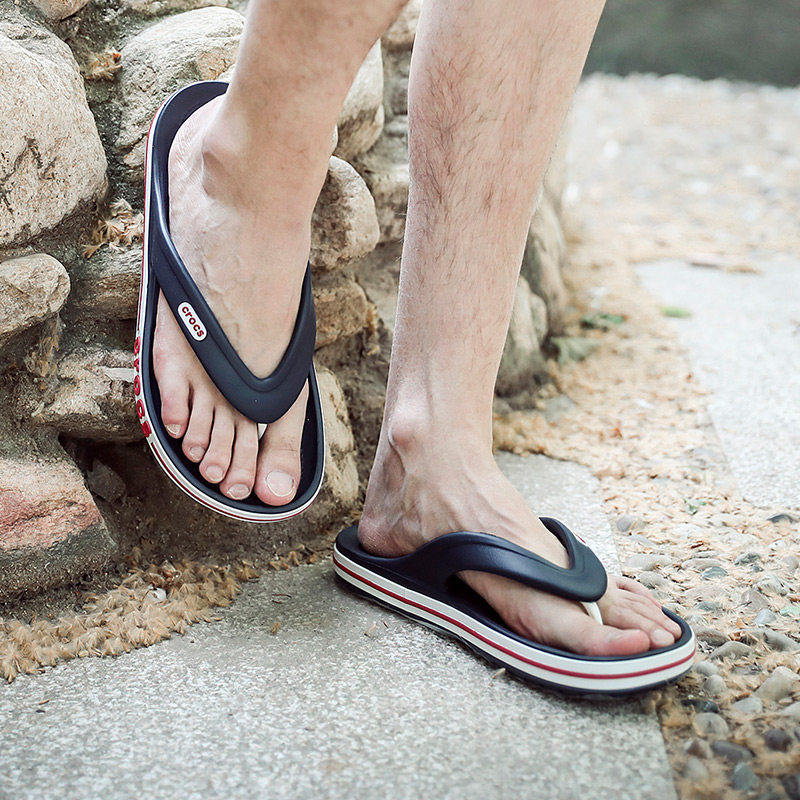 CROCS卡骆驰贝雅卡骆班运动拖鞋男鞋女鞋居家夹脚平底人字拖凉拖