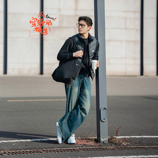 圆领卫衣保暖羽绒马甲单肩包休闲鞋 NIKE耐克运动套装 新款 冬季 男装