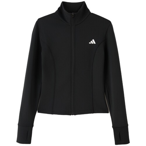 幸运叶子丨adidas阿迪达斯女子半高领运动修身针织夹克外套JM9185